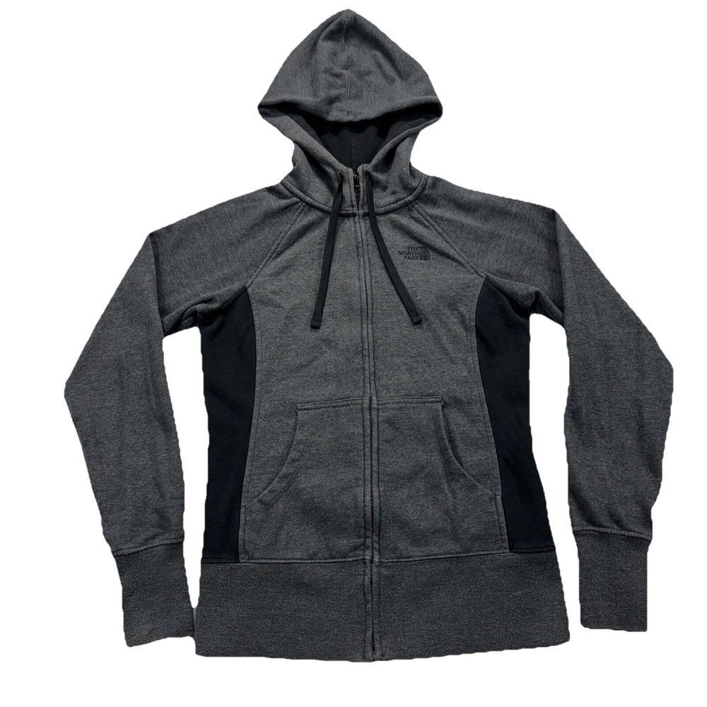 The North Face‎ Hoodie Womens S/P  Gray Full Zip Kangaroo Pockets Gorepcore Hike
